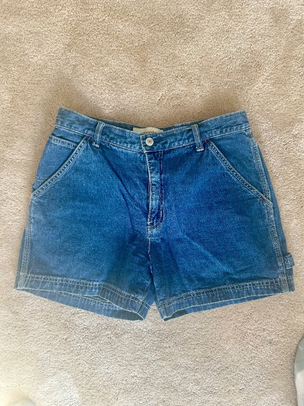 Gap Denim Carpenter Shorts Size 6 Excellent Condition